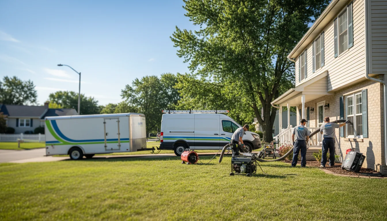 Flooded Basement Restoration And Cleanup With Repair in Farmington Falls, ME near me